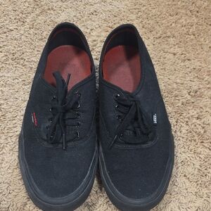 Vans Black Canvas Lace-Up PRO'S